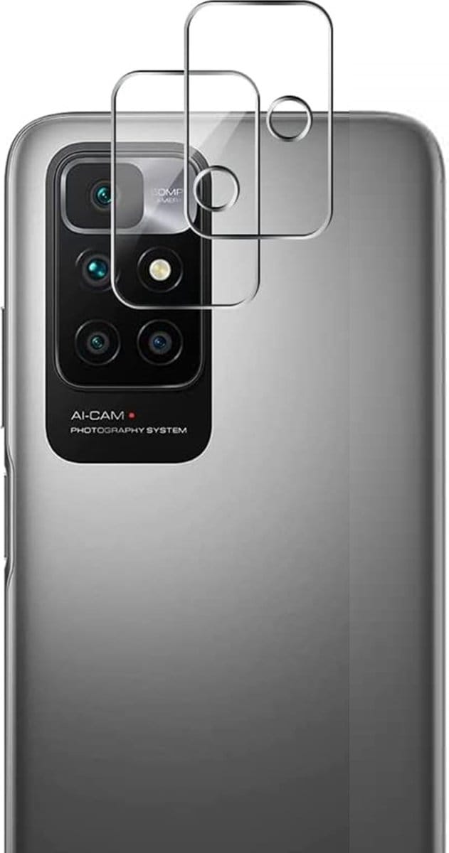 Camera Protector voor Xiaomi Redmi 10 - 2 stuks van glas Transparante glazen