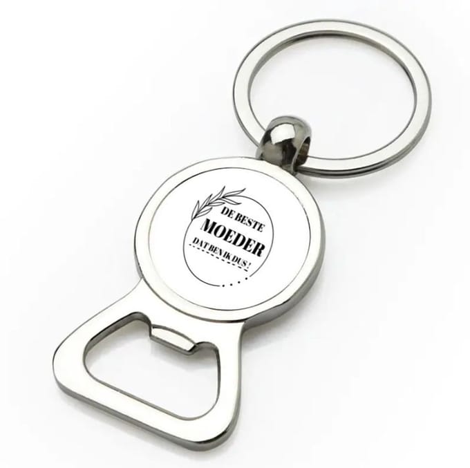 Akyol - de beste moeder dat ben ik dus flesopener - Moeder - mama - moeder cadeautjes - moederdag - verjaardag - geschenk - kado - 9 bij 3 cm