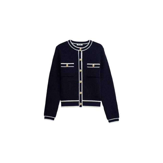 Cardigan met gouden knopen dames Salsa Jeans