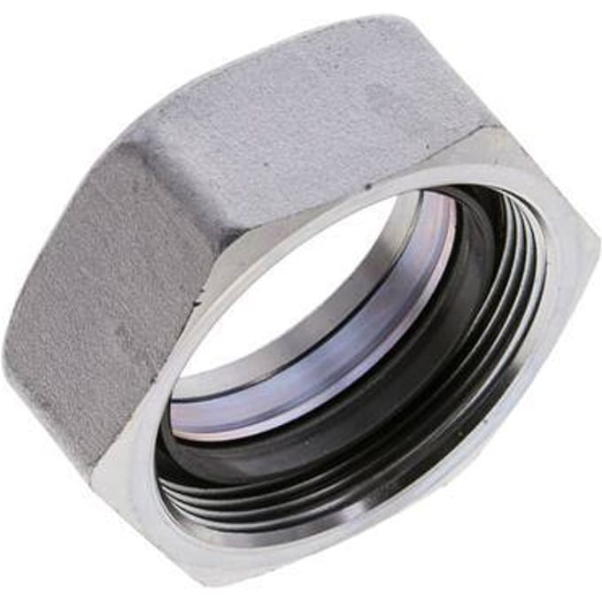 42 M52x2 End Cap Stalen NBR