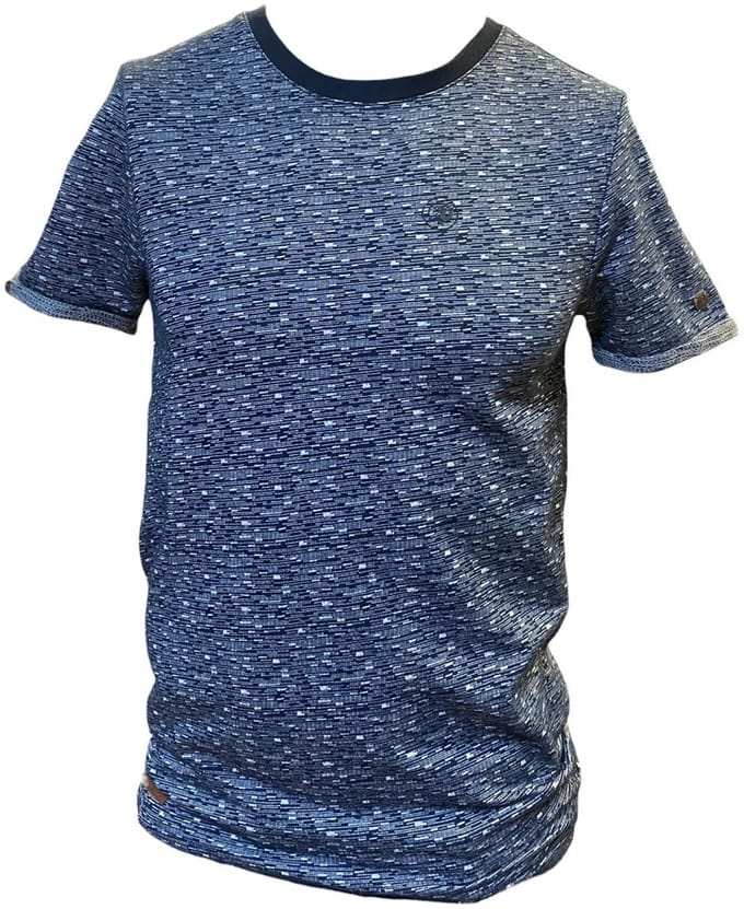 Cast Iron - T Shirt KM - Blauw - Mannen - Maat S