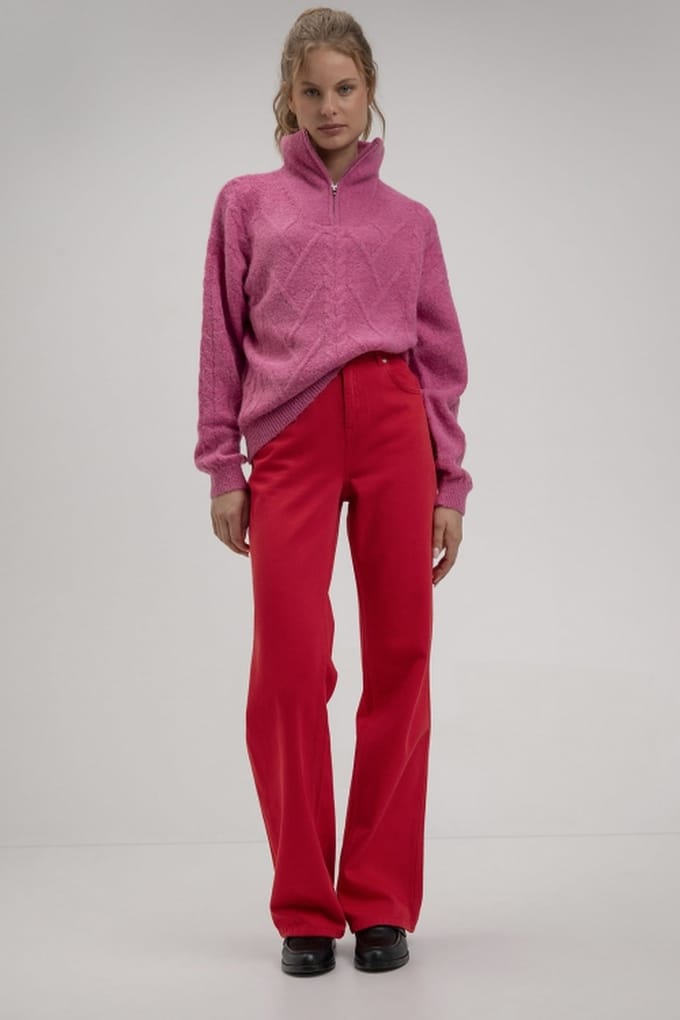 Josephine & Co Stefano Sweater Bubblegum Maat: XL | Sweaters Outlet | Dames | Roze