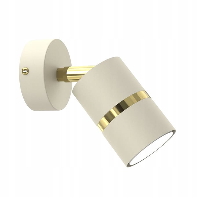 Jockey Plafond Lamp GU10 Verstelbaar Metaal Beż/Goud