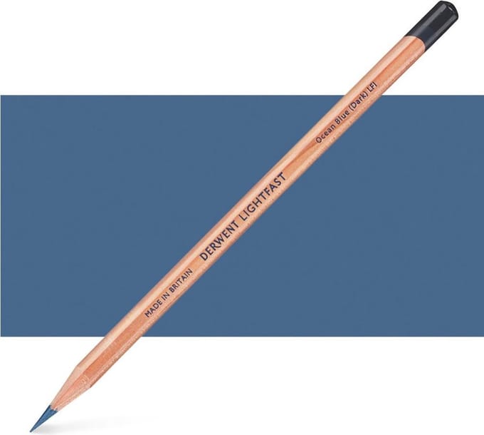 Derwent Lightfast Potlood - Ocean Blue (dark) LF1