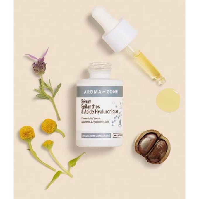 Sérum concentré Spilanthes végétal Aroma-Zone Anti ge Peau Lissée et Repulpée