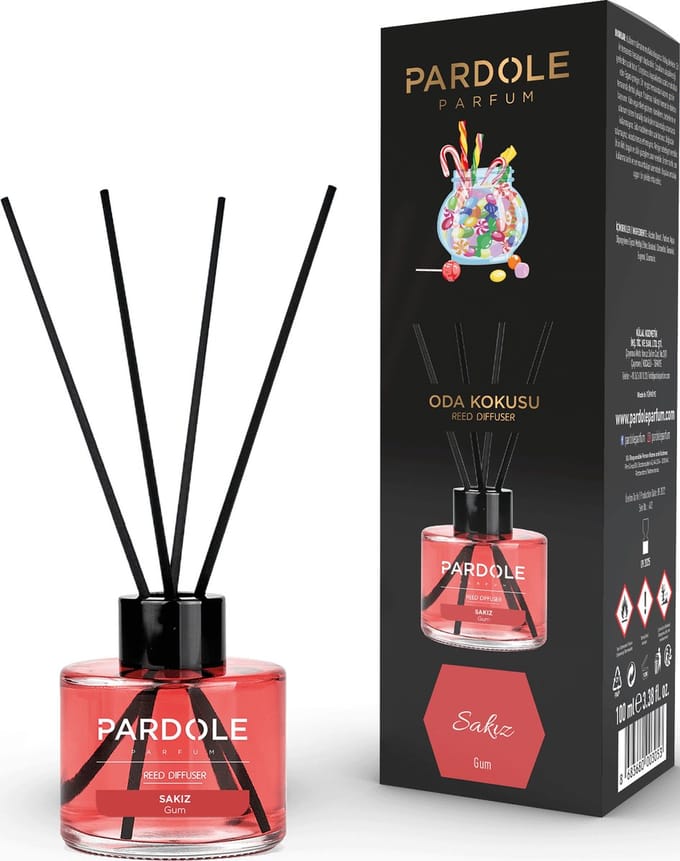 Pardole Gum Geurstokjes - Huisparfum - Huisgeur 100ML