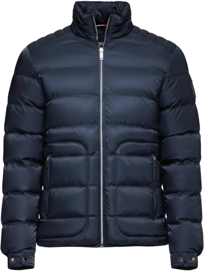 OMBRE Jas - Lange Mouw - Rits - Effen Donkerblauw S