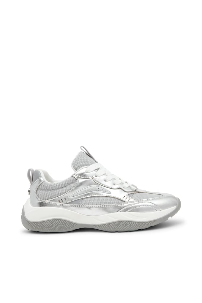 Steve Madden Premio Sneakers Silver Maat: 36 | Sneakers Outlet | Dames | Zilver