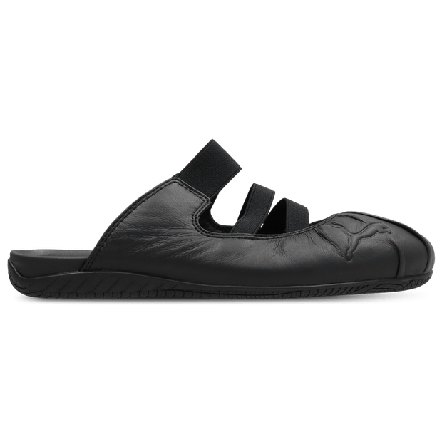 Puma Speedcat Slippers en Sandalen Dames - Zwart - Maat 38 - Suède