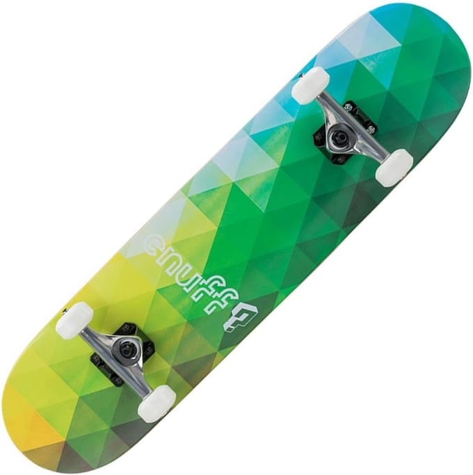 Compleet Skateboard voor Volwassenen - Geometrisch Deck - Perfect voor Beginners