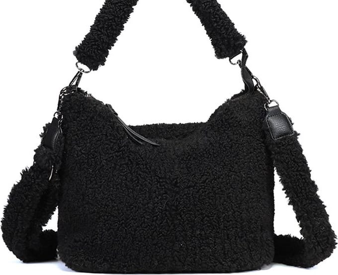 Black teddy schoudertas Palma OLT12649
