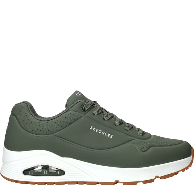 Skechers Uno - Stand On Air - Heren Sneakers - Olijfgroen