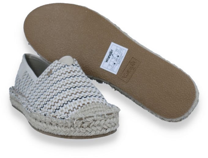 Wrangler Dames Espadrille Nancy Raffia Women Low Natural/taupe | Maat: 37