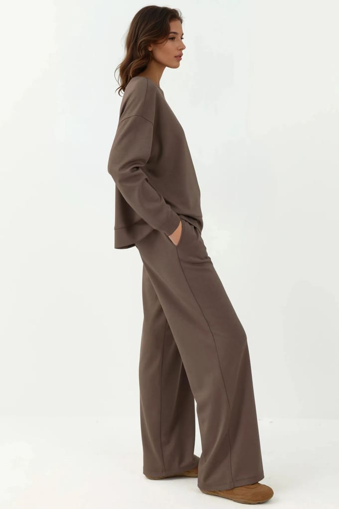 Zachte Modal Touch Wide Leg Sweatpants