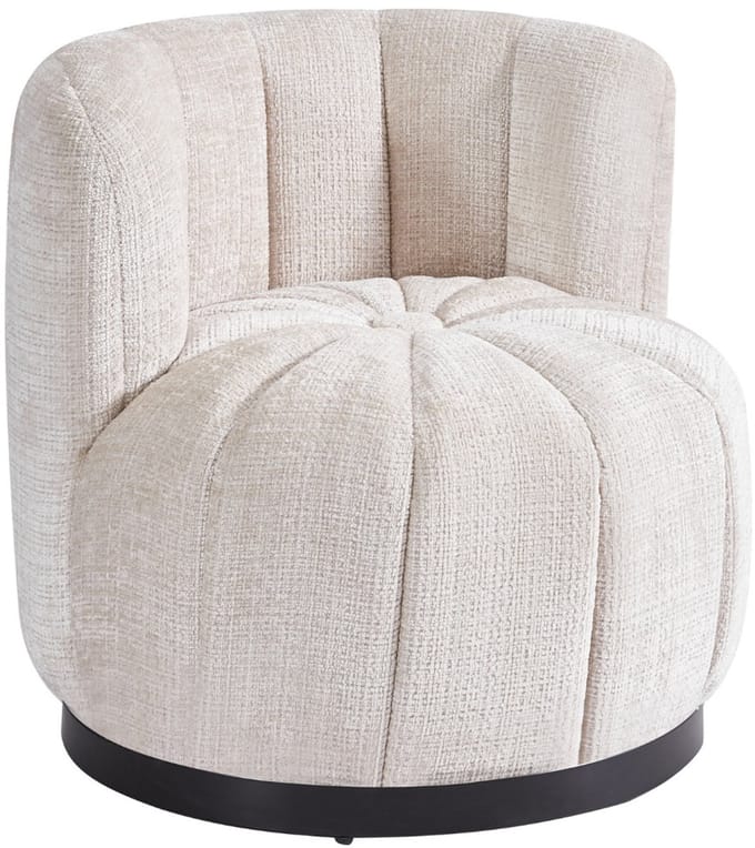 DÉJA Living Draaifauteuil Joyce - Beige Stof - 72x74x71cm