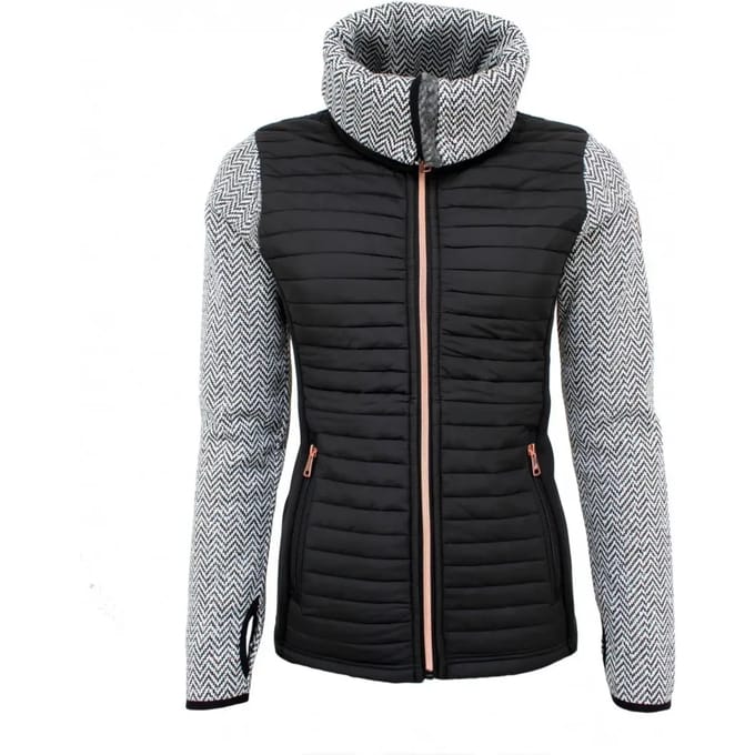 Fleece voor dames met gewatteerde inzetstukken Peak Mountain