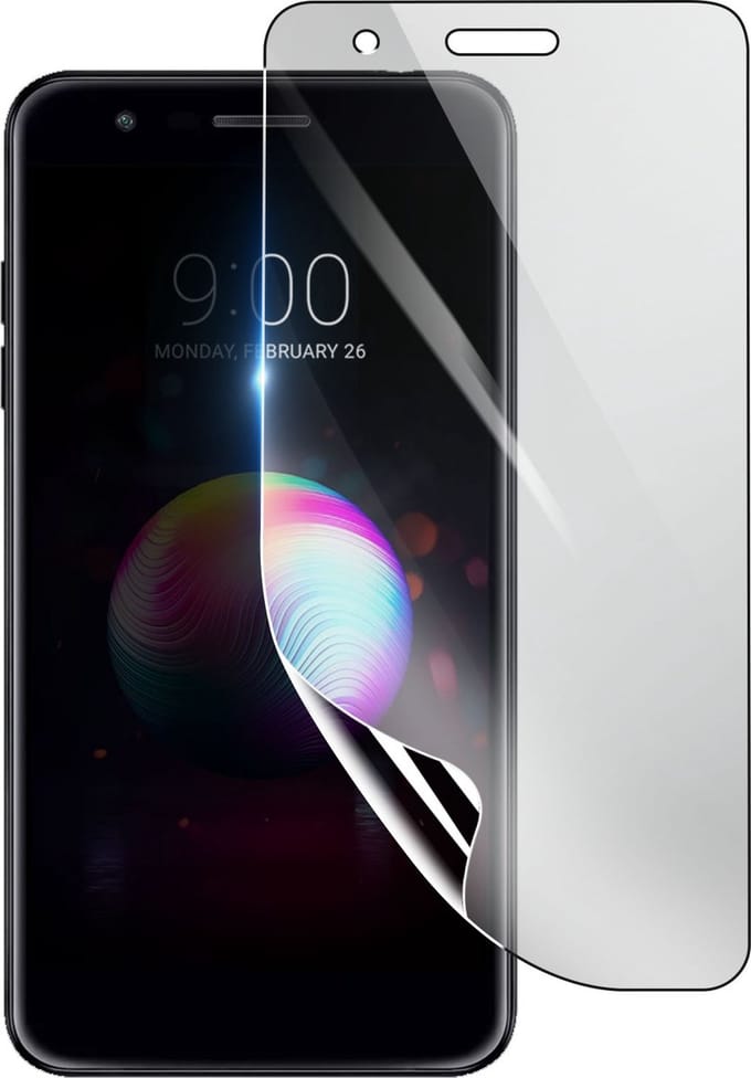3mk, Geschikt voor LG K11, Schokbestendige Hydrogel Screenprotector, Transparant