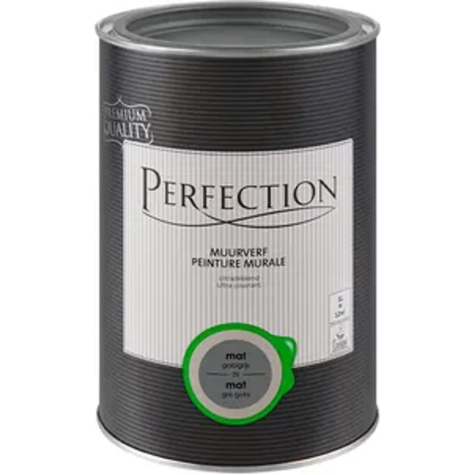 Perfection Ultradekkend Muurverf - Mat - Gobigrijs - 1l