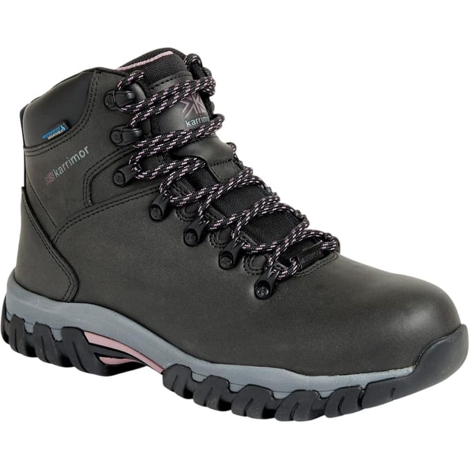 Karrimor Mendip leren wandelschoenen voor dames (Zwart)