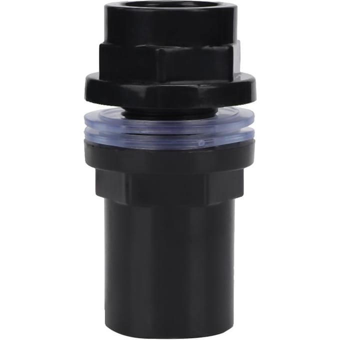 5Pcs set PVC Aquarium Water Pipe Joint Straight Tube Connector  Fish Tank Accessories Type 1 black