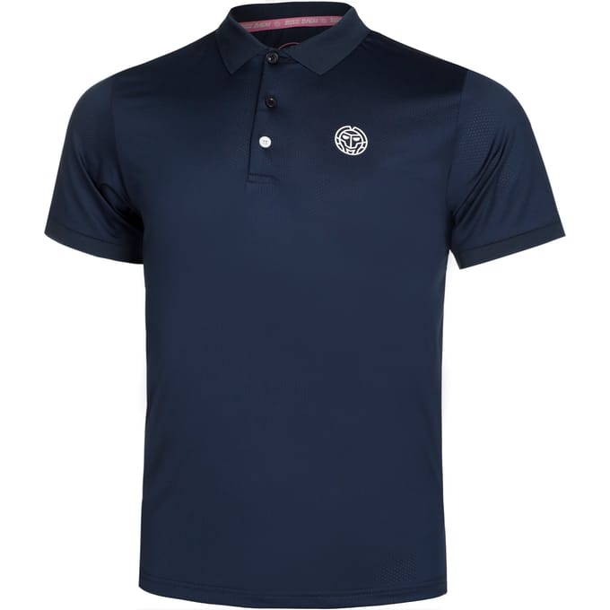 BIDI BADU Crew Polo Heren-Donkerblauw