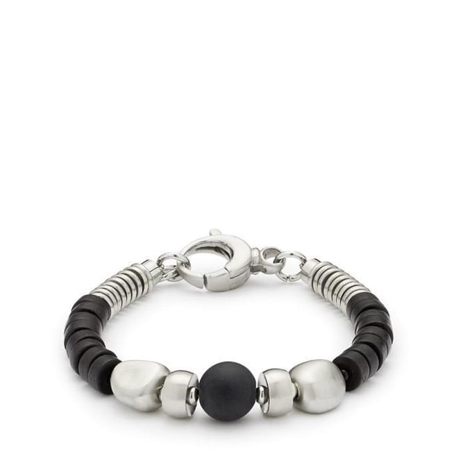 Jewels by Leonardo Heren Armband Allenato - RVS - Glas