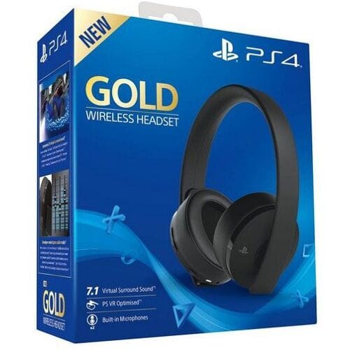 Sony Gold Wireless 7.1 Headset-Zwart (Diversen) Gebruikt