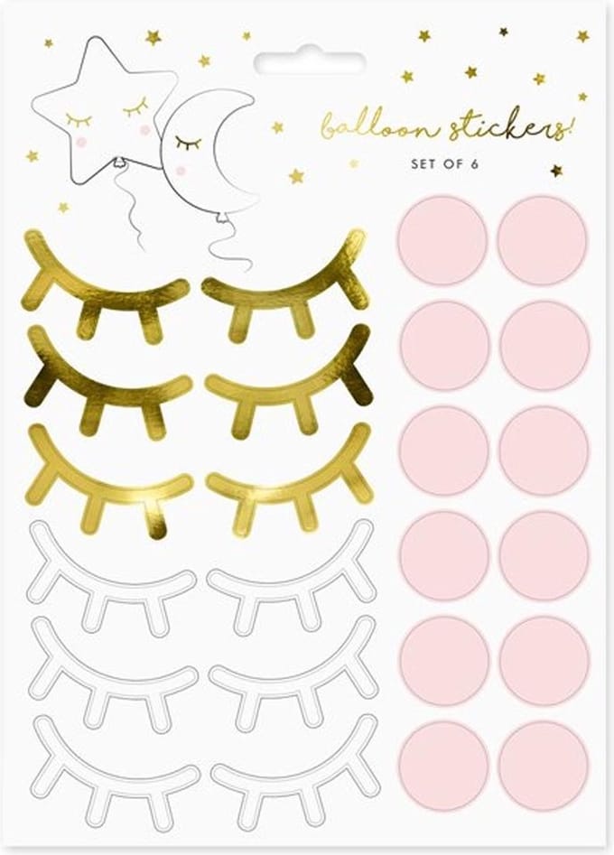 PartyDeco - Stickers Unicorn per set