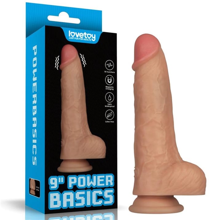 LOVETOY Power Basics Dildo With Vibration 9