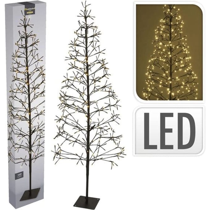 Ambiance Kerstboom Met 160 Led's 120 Cm