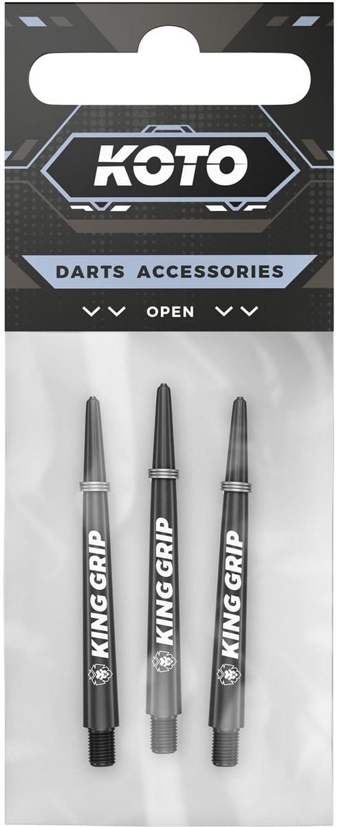 KOTO King Grip Black - Dart Shafts Short