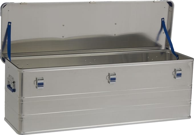 Stapelbare aluminium transportkist 153l MW Tools KAL153