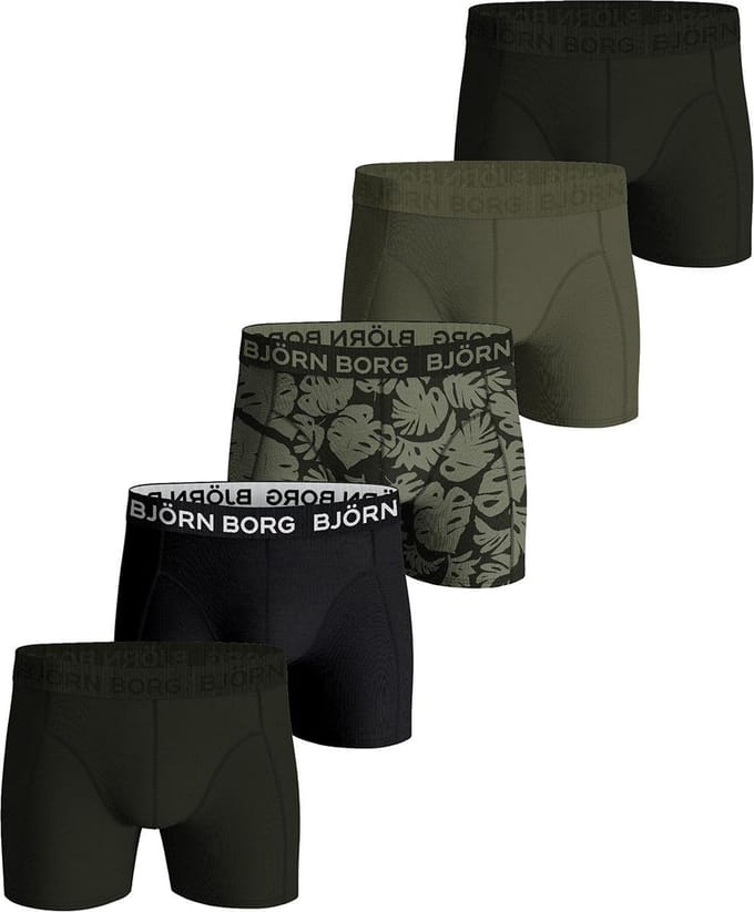 Björn Borg - Heren Onderbroeken 5-Pack Boxers Mix - Multi - Maat M