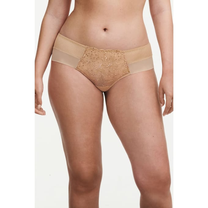 Chantelle Co Bo. Shorty Revealing Std W. Toffee Sequins Größe: 42 | Unterhosen Outlet | Damen