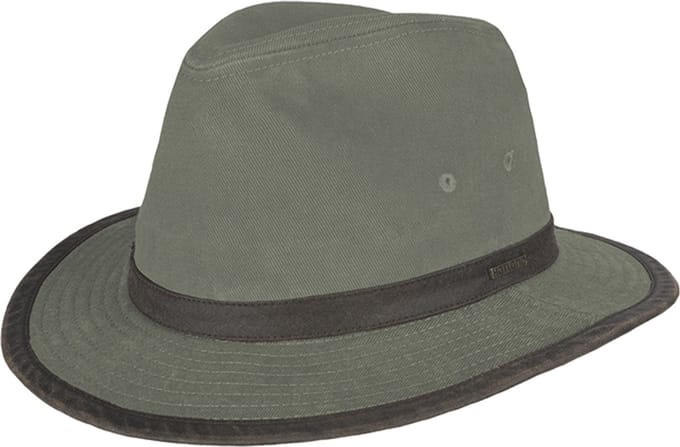 Hatland Donoven Hoed - Heren Petten - Olive
