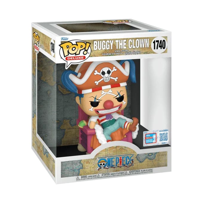 Funko Pop! Animation: One Piece - Buggy the Clown (On Throne) #1740 [2024 Summer Convention Exclusive]