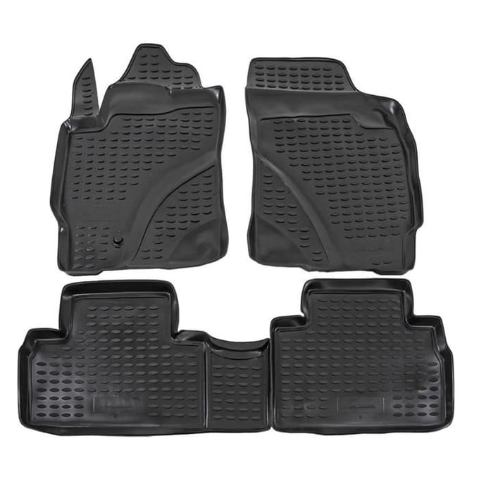 Tapis de sol - Tribute - Compatible Ford Maverick 2001-2007 - Caoutchouc 3D - Toutes saisons - Set