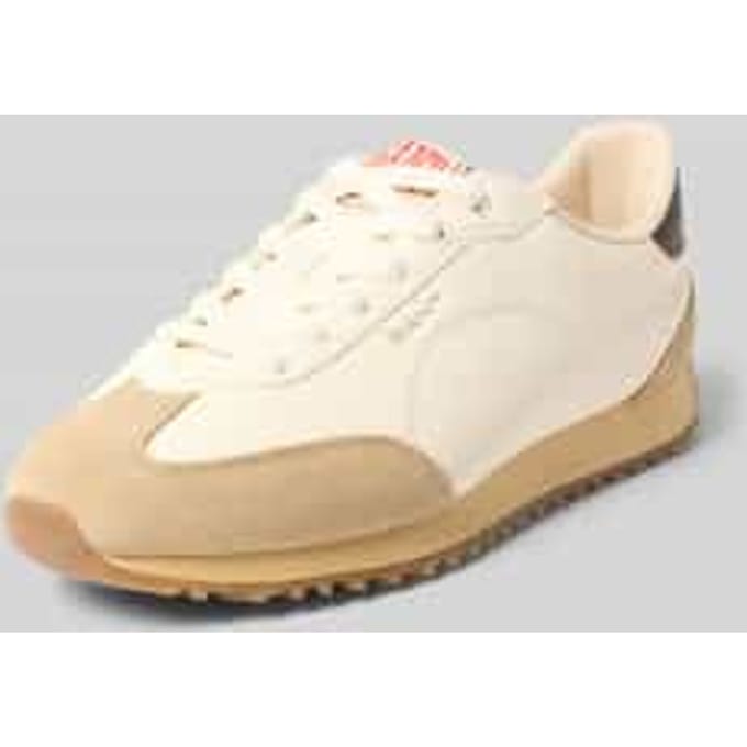 regular fit sneaker van puur leer model 'Beja'