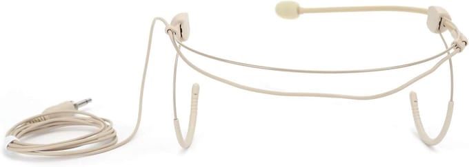 Hangmicrofoon - Draadloze microfoon - Professionele audio - Omnidirectionele opname - 35 mm connector - Beige