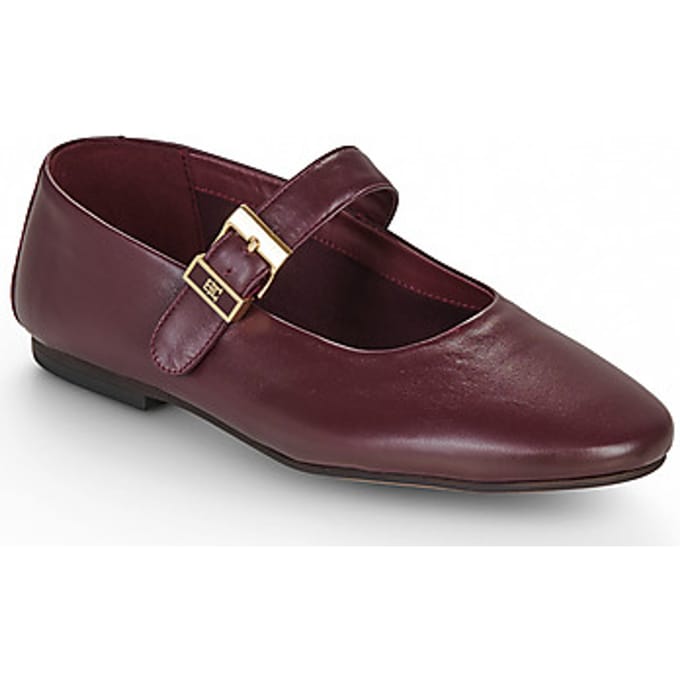 Ballerina's Tommy Hilfiger TH BUCKLE LEATHER BALLERINA
