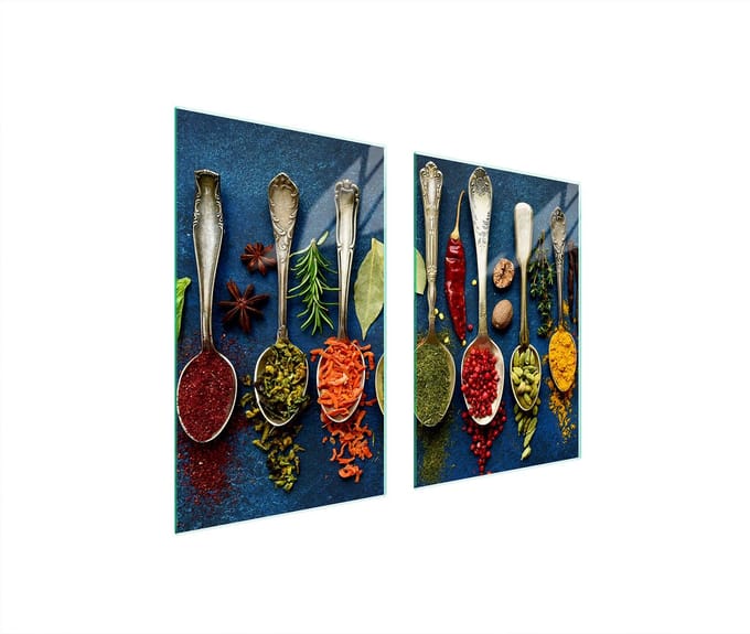 TMK ArtDeko - Snijplank - Glas - 65x52 cm - Beschermplaat