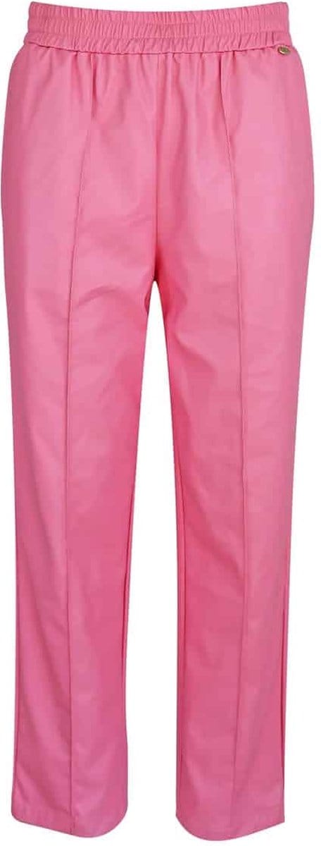 Verysimple - roze faux leather pantalon - 34 (IT40)