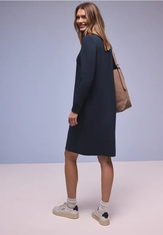 Jurk in effen kleur