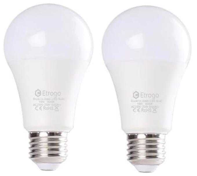 LED Gloeilamp met Twilight Sensor - 10W E27 - Energiebesparend tot 100W