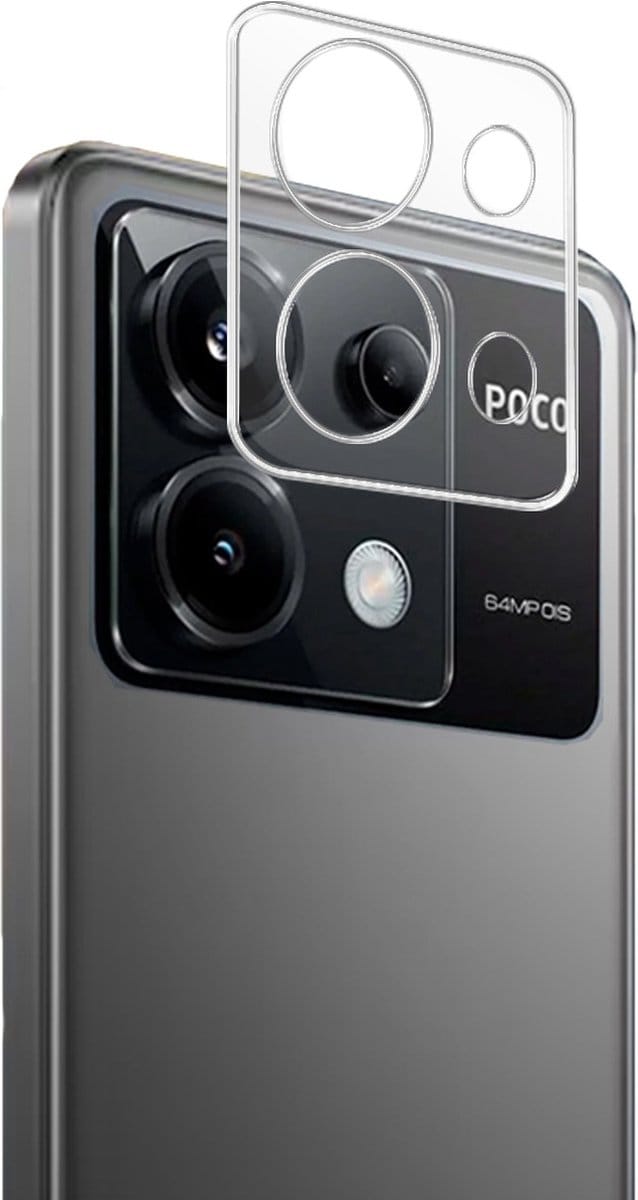 Camera Lens Protector - Geschikt voor Xiaomi Poco X6 - Extra Sterk - Gehard Glas - Camera Screenprotector - Beschermglas - Tempered Glass - Screen Protector