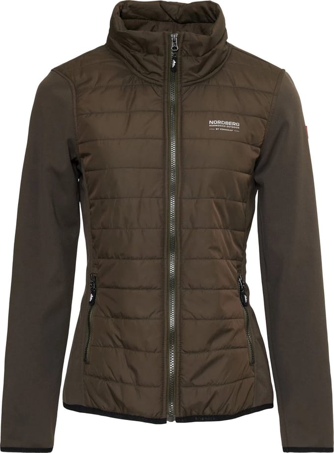 Nordberg Trine Fleece Vest - Army - Maat M