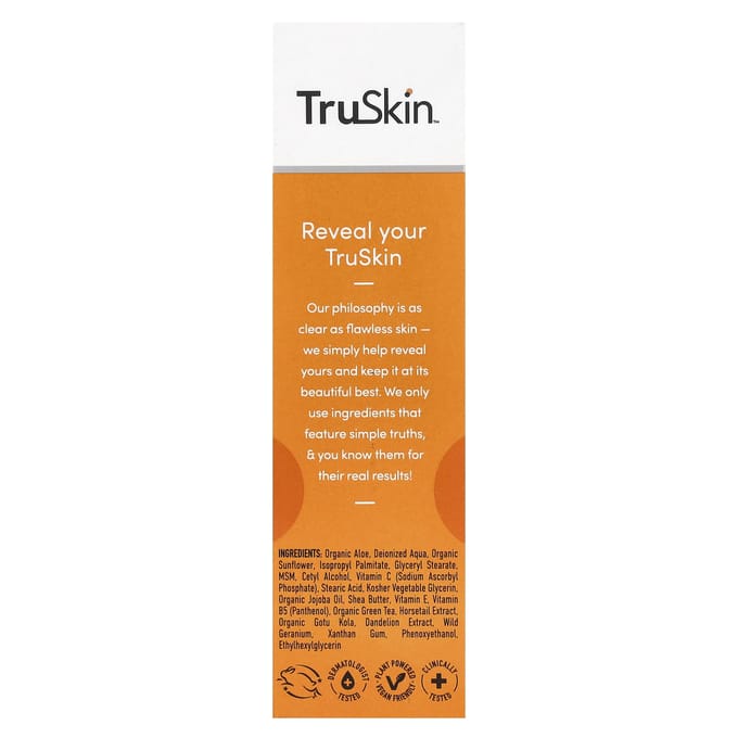 TruSkin, Vitamin C Brightening Moisturizer, 2 fl oz (60 ml) white