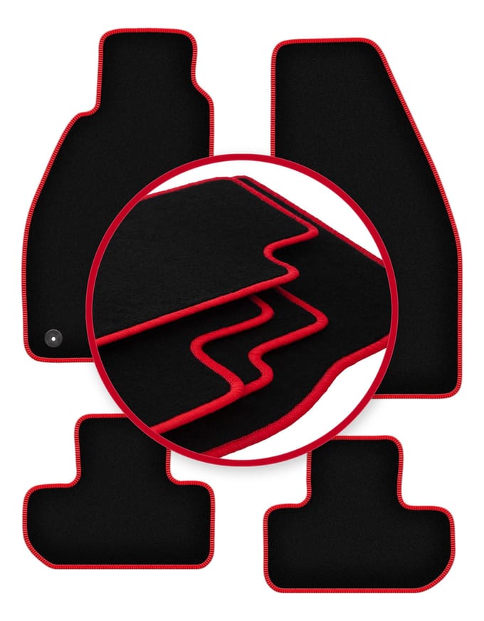 CARLUX-RED automatten voor: Alfa Romeo GTV coupé, cabrio (1995-2005)