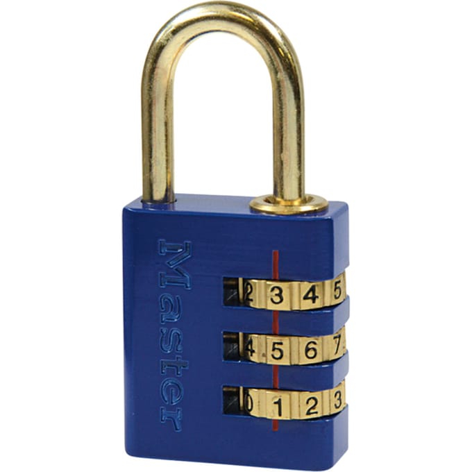 Master Lock Combinatiehangslot aluminium geel 30 mm 630EURD