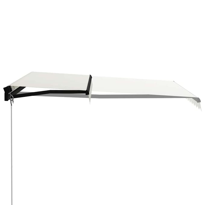 vidaXL - Luifel - handmatig - uittrekbaar - 300x250 - cm - crème